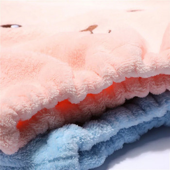 Coral Fleece Καπάκι μπάνιου Quick Drying Lady Πετσέτα μπάνιου Μαλακό ντους Γυναίκα Άνδρας Κεφαλή τουρμπάνι Εργαλεία μπάνιου Καπάκι ντους