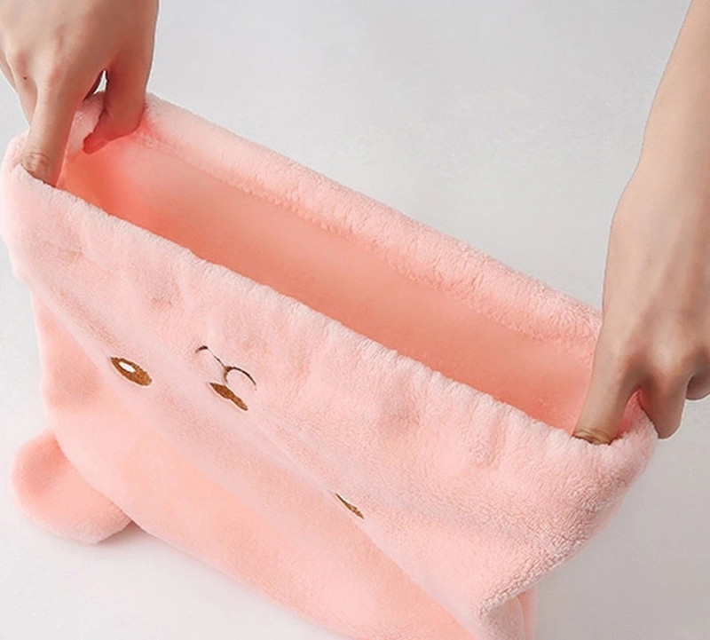 Kapa za tuširanje od koraljnog flisa Brzo sušeći ženski ručnik za kupanje Mekani tuš ženski muški turban za glavu Alati za kupanje kapa za tuširanje