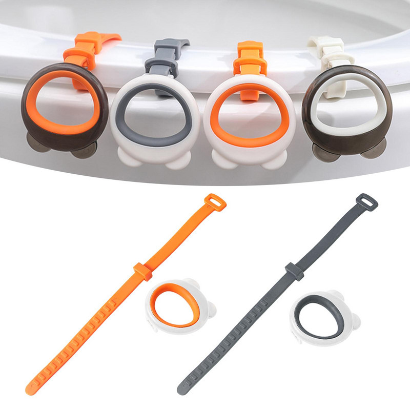 Silikona tualetes sēdekļa pacēlājs, regulējams atkārtoti lietojams tualetes vāka vāks, rokturis mazgājams pārnēsājams vannas istabai tualete Mājas viesnīca