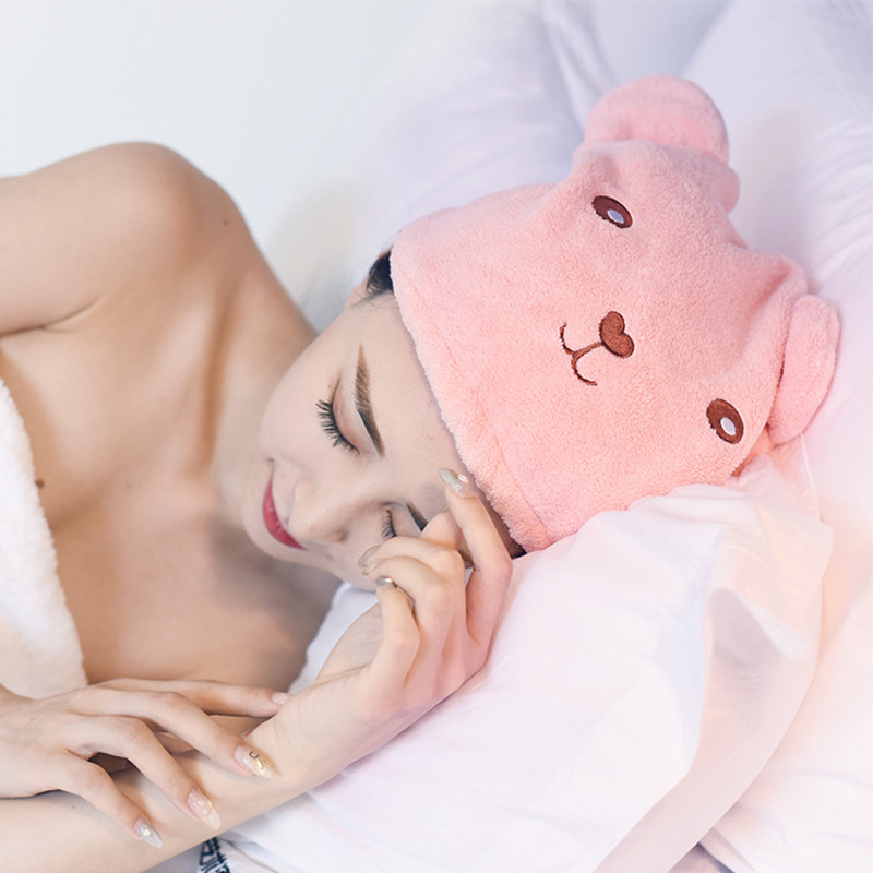 Slatka šeširica za sušenje kose Ručnik Brzo sušeća kapa za tuširanje Snažno upijajuće sušenje Meka crtana djeca