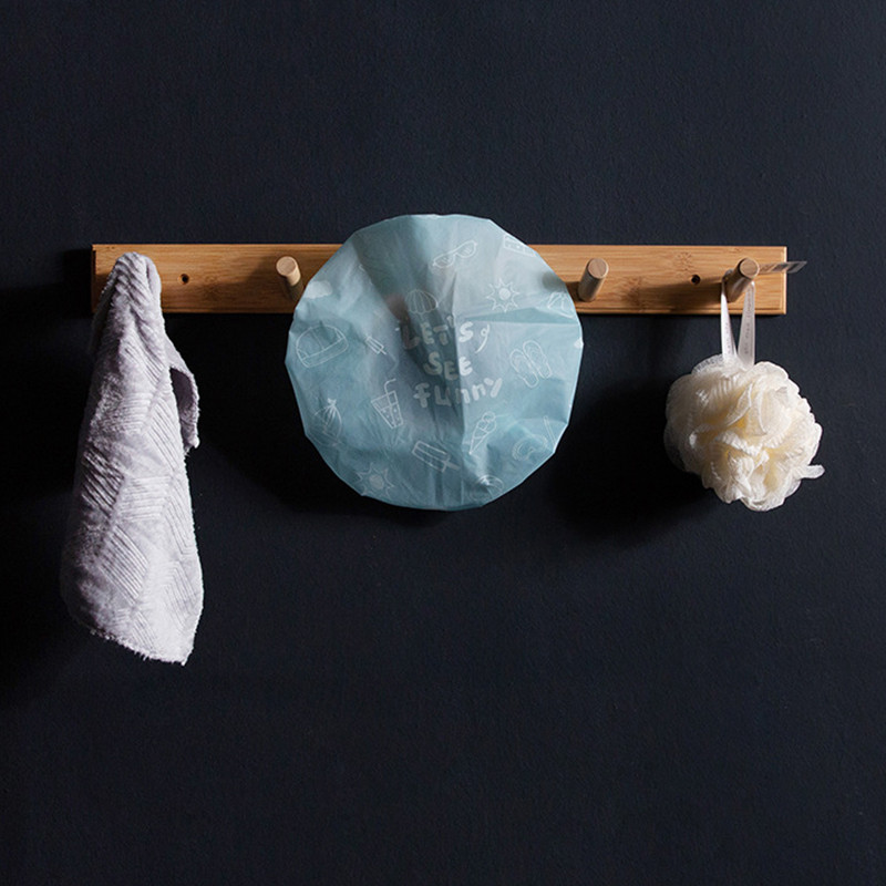 Crtana vodootporna kapa za tuširanje Ženska kapa za kosu za tuširanje Kapa za kosu za kupanje Elastična kapa za tuširanje za tuširanje Kupaonski alat