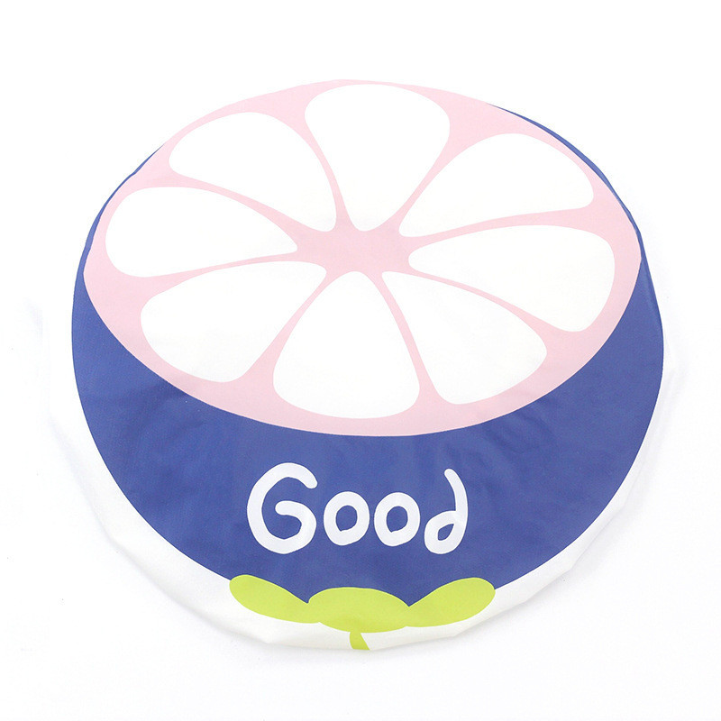 Višekratne elastične kape za tuširanje Slatki voćni dizajn Vodootporna kapa za kupanje Salon šešir za kosu Djevojke Žene Dječje kape za tuširanje Kupaonski proizvodi