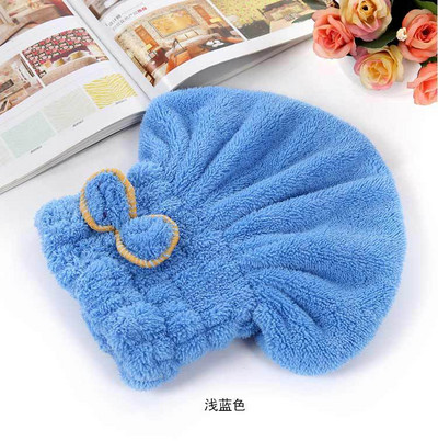 Brzo sušenje kose od mikrovlakana Ručnik za kupanje Spa Bowknot Wrap Kapa za ručnike Kupaonski dodaci Šefe za žene Dizajnerska kapa za tuširanje