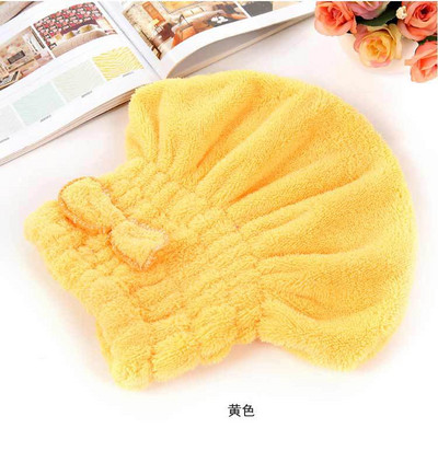 Brzo sušenje kose od mikrovlakana Ručnik za kupanje Spa Bowknot Wrap Kapa za ručnike Kupaonski dodaci Šefe za žene Dizajnerska kapa za tuširanje