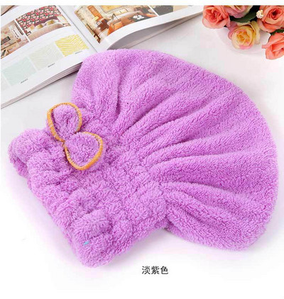 Brzo sušenje kose od mikrovlakana Ručnik za kupanje Spa Bowknot Wrap Kapa za ručnike Kupaonski dodaci Šefe za žene Dizajnerska kapa za tuširanje