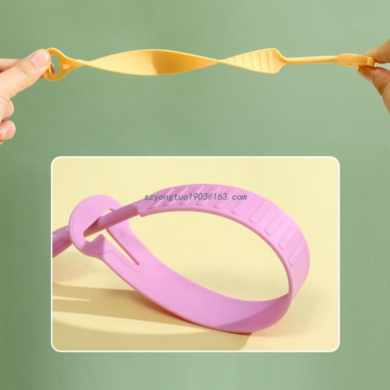 4 komada Ručka za podizanje WC poklopca Crtani medvjed Držač WC školjke Alati za podizanje Kupaonski dodaci Izbjegavajte dodirivanje