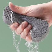 Ștergetul de baie cu burete 3D Ștergetul moale cu burete de baie Perie fără durere Frecare Perii de baie Bureți Scrubber pentru corp Perii de duș Tampă de curățare