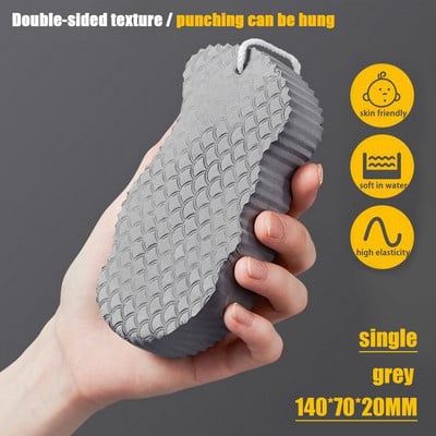 Ștergetul de baie cu burete 3D Ștergetul moale cu burete de baie Perie fără durere Frecare Perii de baie Bureți Scrubber pentru corp Perii de duș Tampă de curățare