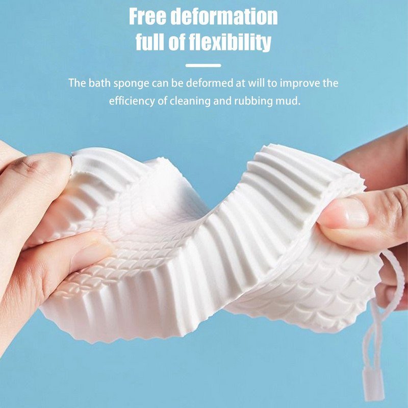 Esponja Exfoliante mīksts sūklis ķermeņa skruberis esponja magica skrubis sūklis dušas birste ķermeņa ādas tīrītājs atmirušās ādas noņemšanai