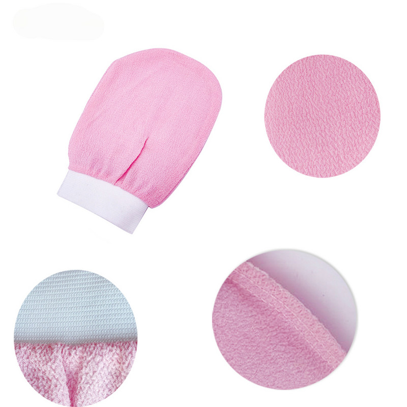 Hotsale silikonska četka za piling tijela 1kom dvostrana rukavica za piling za hamam Čarobna rukavica za piling Piling rukavica za uklanjanje preplanulosti