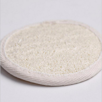 4 τμχ Natural Loofah Luffa Facial Complexion Skin Disk Pads Δίσκος για ανδρικό γυναικείο βούρτσα καθαρισμού προσώπου Απολεπιστικό φροντίδας μωρού