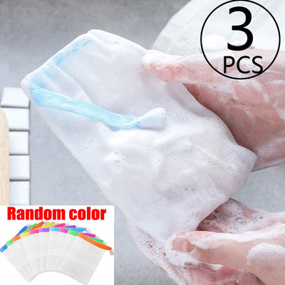 1/3/5 gab. Tīkla ziepju maisiņu maisiņi.