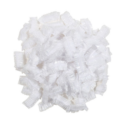 100 gab vienreizējās lietošanas cepure Putekļu necaurlaidīga sloksnes kapuce Skaistumkopšanas salona vāciņš aizsargvāciņš Vannas istabas piederumi Uzacu tetovēšana Ēdināšanas cepure