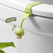 Podizač poklopca WC sjedala Kreativna silikonska preklopna navlaka Gljiva Slatka protiv prljavih ruku Kopča protiv klizanja Kupaonski dodaci Home