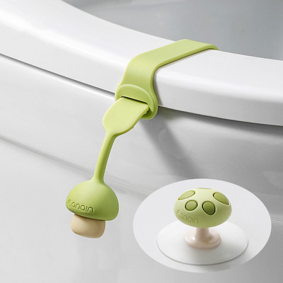 Podizač poklopca WC sjedala Kreativna silikonska preklopna navlaka Gljiva Slatka protiv prljavih ruku Kopča protiv klizanja Kupaonski dodaci Home