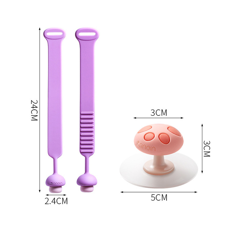Podizač poklopca WC sjedala Kreativna silikonska preklopna navlaka Gljiva Slatka protiv prljavih ruku Kopča protiv klizanja Kupaonski dodaci Home