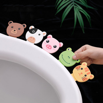 2 τεμ. Cartoon Βάση λαβής καθίσματος τουαλέτας Υγιεινής Όχι βρώμικο Χέρι Ανυψωτικό καπάκι τουαλέτας Θήκη ντουλάπας Ανυψωτήρα τουαλέτας Μπάνιο