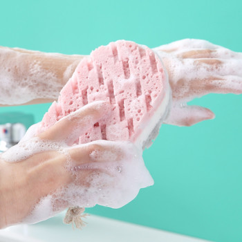 2 ΤΕΜ. Σφουγγάρι μπάνιου ντους με μπάλα για απολέπιση ολόκληρου σώματος Βούρτσα μασάζ Scrubber Βούρτσα σώματος Αξεσουάρ μπάνιου υψηλής ποιότητας