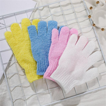 Γάντια μπάνιου Five Fingers Πετσέτα μπάνιου οικιακής χρήσης Scrub Body Wash Παιδιά Προμήθειες σπιτιού Ελαστικό μαντηλάκι πλάτης Γάντια καθαρισμού μπάνιου