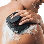 Perie de baie pentru masaj cu silicon Perie de curățare pentru dușuri exfoliante moale Scrubber pentru corp din silicon Scrubber pentru spate pentru toate tipurile de piele