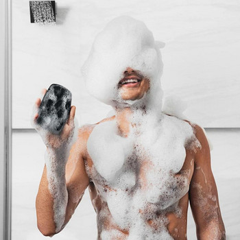 Βούρτσα μπάνιου για μασάζ σιλικόνης Μαλακό απολέπιση για ντους Βούρτσα καθαρισμού Scrubber σώματος σιλικόνης Scrubber πλάτης για όλους τους τύπους δέρματος