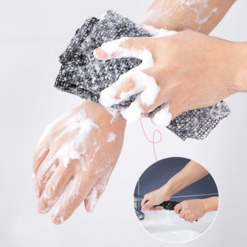 Ντους Απολεπιστικό πλάτη Scrubber Ζώνη μπάνιου Πετσέτα μπάλα γάντι βαθιά λάσπη Καθαρή κορεατική πετσέτα πλυσίματος σώματος Ιαπωνικό λουράκι έλξης πίσω απολέπισης