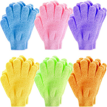 1 τεμ. Πετσέτα μπάνιου Five Fingers Γάντια Μπάνιου Ντους Καραμέλα Χρώματα Πλύσιμο Σώματος Δέρμα Σπα Μπάνιο Scrubber Clean Brush Προϊόντα μπάνιου
