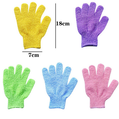 1 vannas istabas pīlings, berzes skrubis Ādas masāža Sūklis dušas tīrīšanas audums Vannas cimdi Skruberis Neslīdošs ķermeņa SPA cimdi