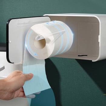 ECOCO Αδιάβροχο Tissue Box Επιτοίχια θήκη ρολού χαρτιού Διανομέας χαρτιού για Διακοσμήσεις μπάνιου κουζίνας σπιτιού ξενοδοχείου