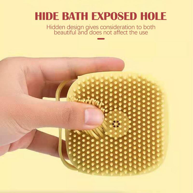 Soft Clean szilikon kefék Kutya macska sampon Tiszta kefe súroló zuhanykefe fürdéshez Masszírozó kefe zuhanykefe