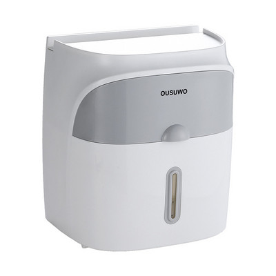 ONEUP Držač toaletnog papira Dvostruka vodootporna kutija za pohranu Zidni dozator za kupaonske role Prijenosni držači toaletnog papira