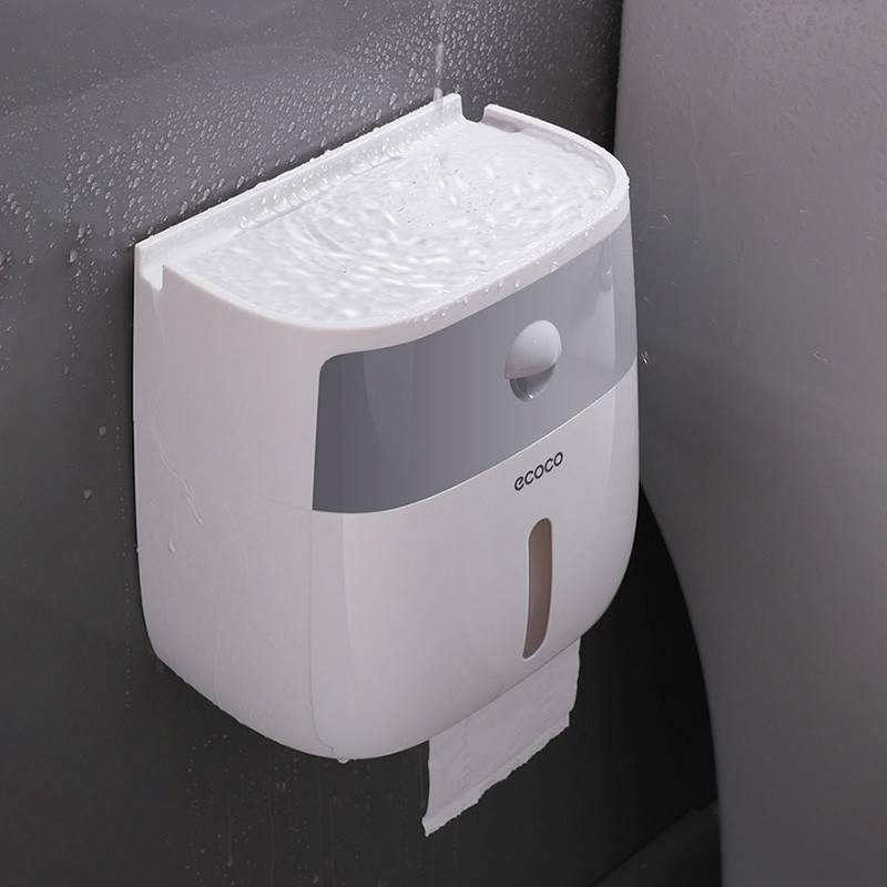 ONEUP Držač toaletnog papira Dvostruka vodootporna kutija za pohranu Zidni dozator za kupaonske role Prijenosni držači toaletnog papira