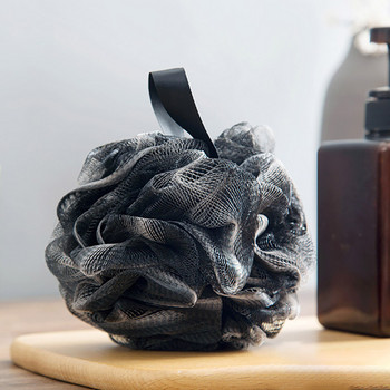 Λούφα ντους Extra Large PE 1Pcs Μαύρες μπάλες καθαρισμού σε στυλ κρεμαστού για οικιακά αξεσουάρ μπάνιου Εργαλεία απολέπισης σώματος