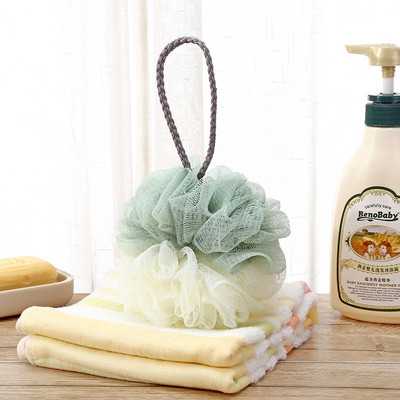 Dušas lufa īpaši liela PE 1gab melnas piekārtas stila skrubera bumbiņas mājsaimniecības vannas istabas piederumiem ķermeņa pīlinga rīki