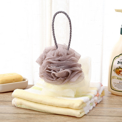 Dušas lufa īpaši liela PE 1gab melnas piekārtas stila skrubera bumbiņas mājsaimniecības vannas istabas piederumiem ķermeņa pīlinga rīki