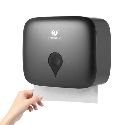 Vannas istabas audu dozators tualetes papīra dvieļu dozators dvieļu plaukts audu dozators ABS ūdensnecaurlaidīgs pie sienas stiprināms perforators