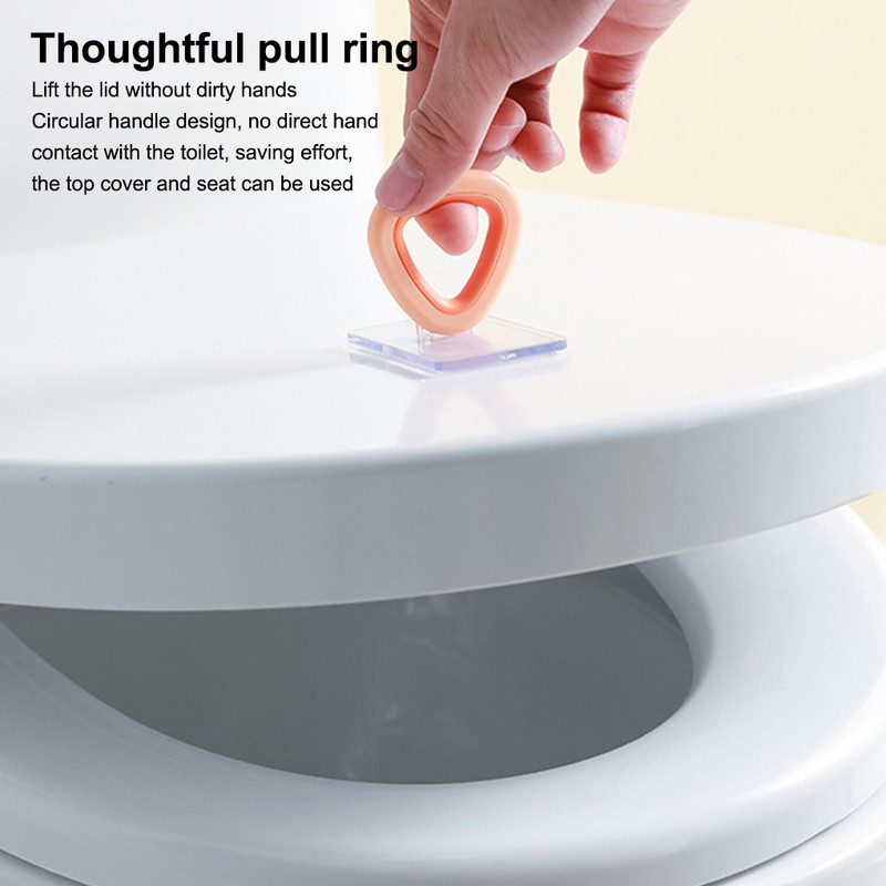 1/2/3/5 Podizač poklopca za WC školjku Samoljepljivi za kupaonicu Izbjegavajte dodirivanje Držač za podizanje stolice Dodatak za držač za kućanstvo