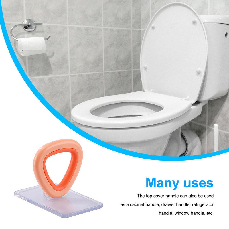 1/2/3/5 Podizač poklopca za WC školjku Samoljepljivi za kupaonicu Izbjegavajte dodirivanje Držač za podizanje stolice Dodatak za držač za kućanstvo