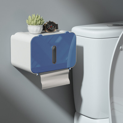 Wc Paper Holder Induction Automatic Tissue Box Ράφι χαρτιού τουαλέτας Επίτοιχη Τουαλέτα Lazy Smart Home