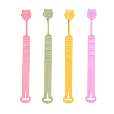 4 komada anti-prljavog podizača WC školjke Crtani medvjed Closestool Poklopac poklopca Ručka za podizanje Alat za podizanje Kućni kupaonski pribor B03E