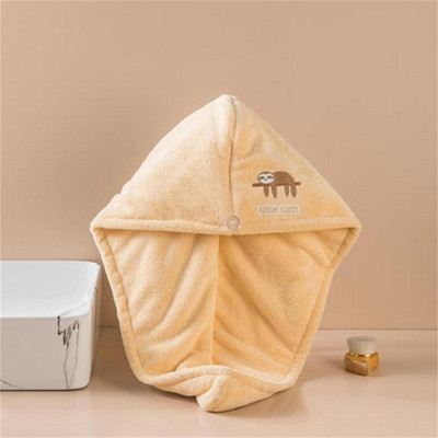 Sieviešu meiteņu matu žāvēšanas cepure Ātri žūstoši matu dvieļu cepure cepure vannas cepure Mikrošķiedras cietā dvieļu cepure Super Absorption turbāna matu cepure