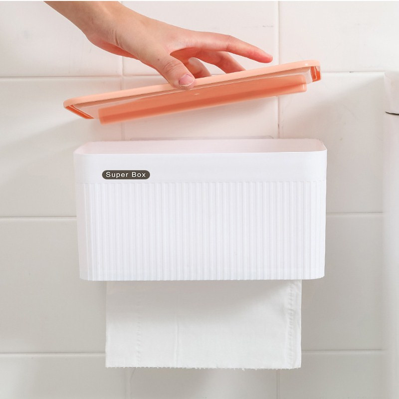 Držač toaletnog papira Zidni držač papirnatih ručnika WC kutija za maramice Dozator kuhinjskih ručnika za vodootporni držač toaletnog papira