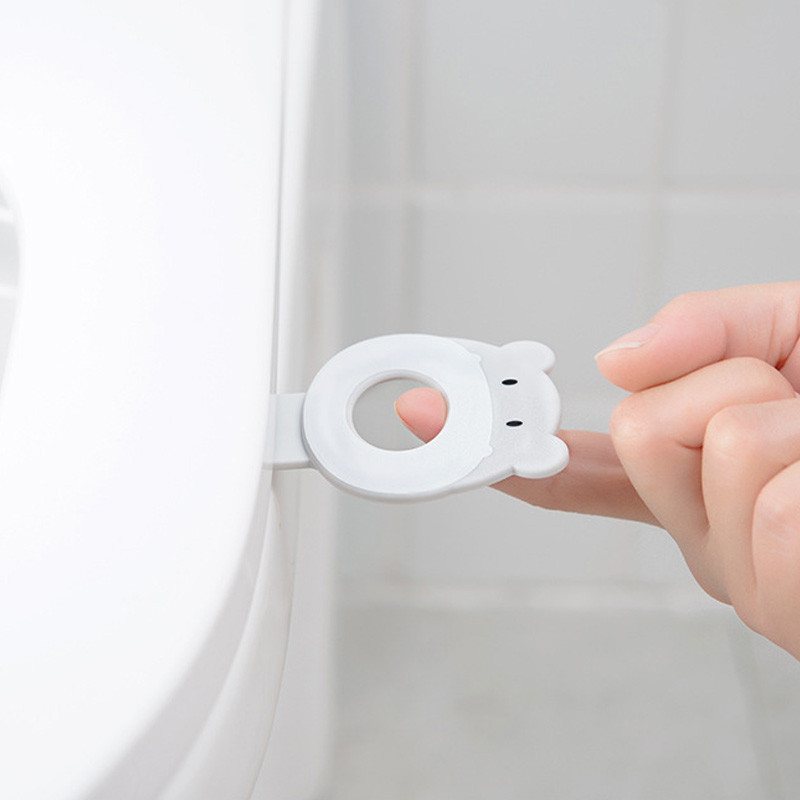 2GB pārnēsājams karikatūra tualetes sēdekļa pacēlājs tualetes pacelšanas ierīce Izvairieties pieskarties tualetes vāka rokturis WC vannas istabas piederumi