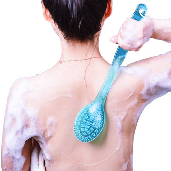 Μακριά λαβή μπάνιου ντους βούρτσα πλάτη PET καθαριστικό σώματος PS Πλαστικό μασάζ Εργαλείο καθαρισμού δέρματος
