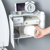 Kućanska višenamjenska zidna kutija za maramice Kupaonski pribor Vodootporan i otporan na prašinu WC polica Kupaonski pribor