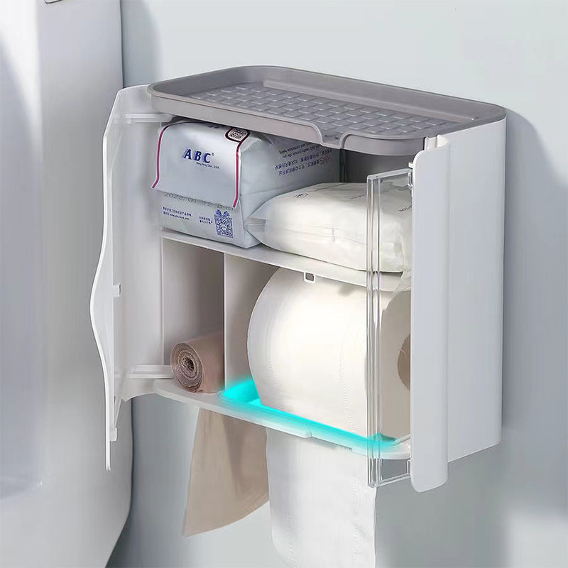 Kućanska višenamjenska zidna kutija za maramice Kupaonski pribor Vodootporan i otporan na prašinu WC polica Kupaonski pribor