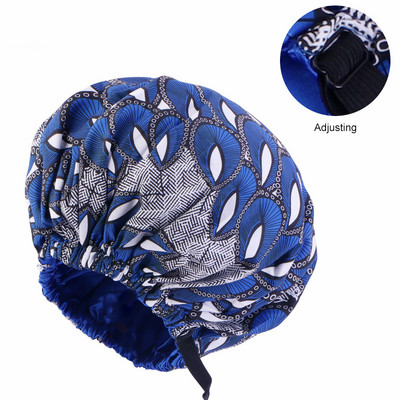 Novi ekstra veliki satenski podstavljeni poklopac za glavu Ženski veliki satenski svileni poklopac za uljepšavanje Kapa za noćno spavanje Kape za tuširanje Poklopac za glavu