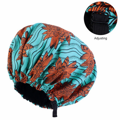 Novi ekstra veliki satenski podstavljeni poklopac za glavu Ženski veliki satenski svileni poklopac za uljepšavanje Kapa za noćno spavanje Kape za tuširanje Poklopac za glavu