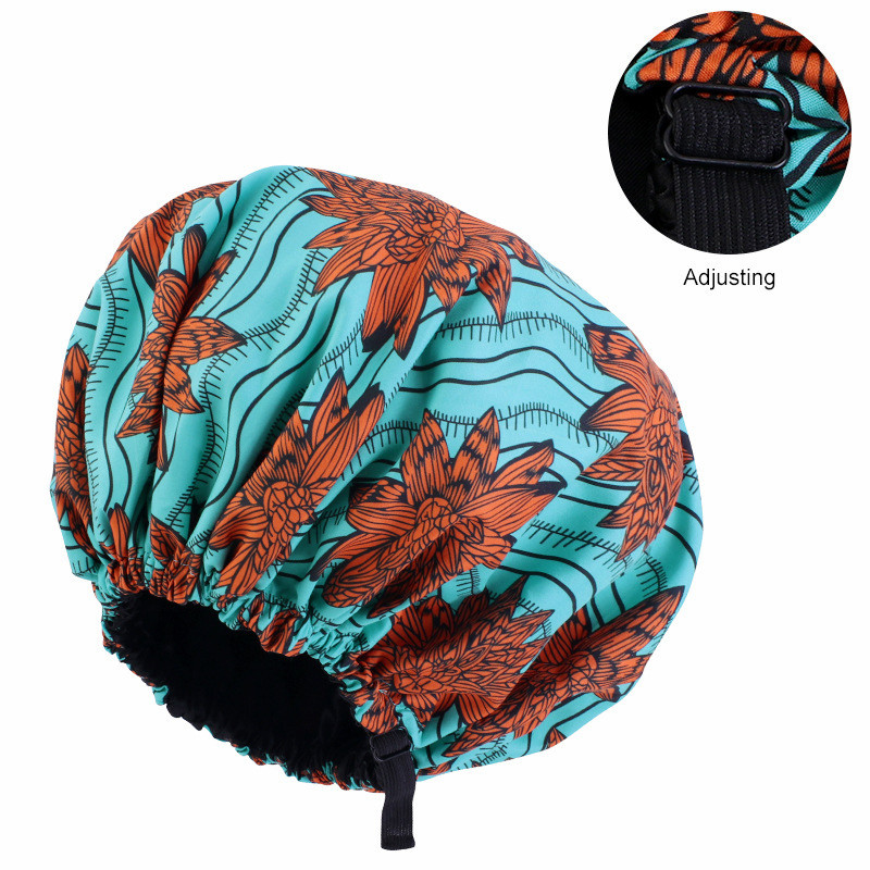 Novi ekstra veliki satenski podstavljeni poklopac za glavu Ženski veliki satenski svileni poklopac za uljepšavanje Kapa za noćno spavanje Kape za tuširanje Poklopac za glavu