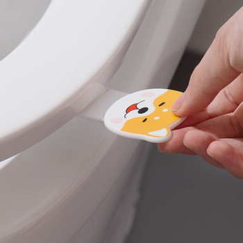 2 τεμ. Cartoon Animal Toilet Lifting Φορητό κάλυμμα καθίσματος τουαλέτας Lifter Συσκευή ανύψωσης Closestool Αξεσουάρ μπάνιου σπιτιού